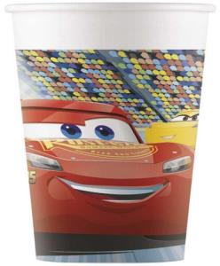 BICCHIERE CARTONCINO CARS 3 pz.8
